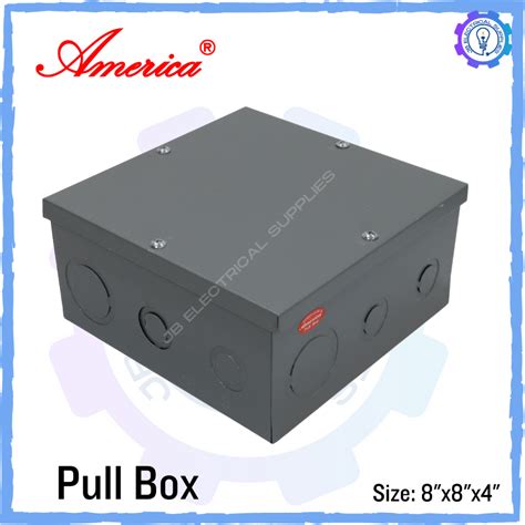 electrical pull box 8 x8|8x8x4 steel pull box.